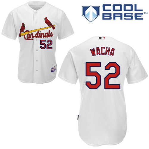 Michael Wacha #52 MLB Jersey-St Louis Cardinals Men's Authentic Home White Cool Base Baseball Jersey